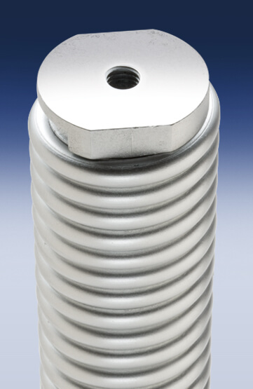 threaded spring end
